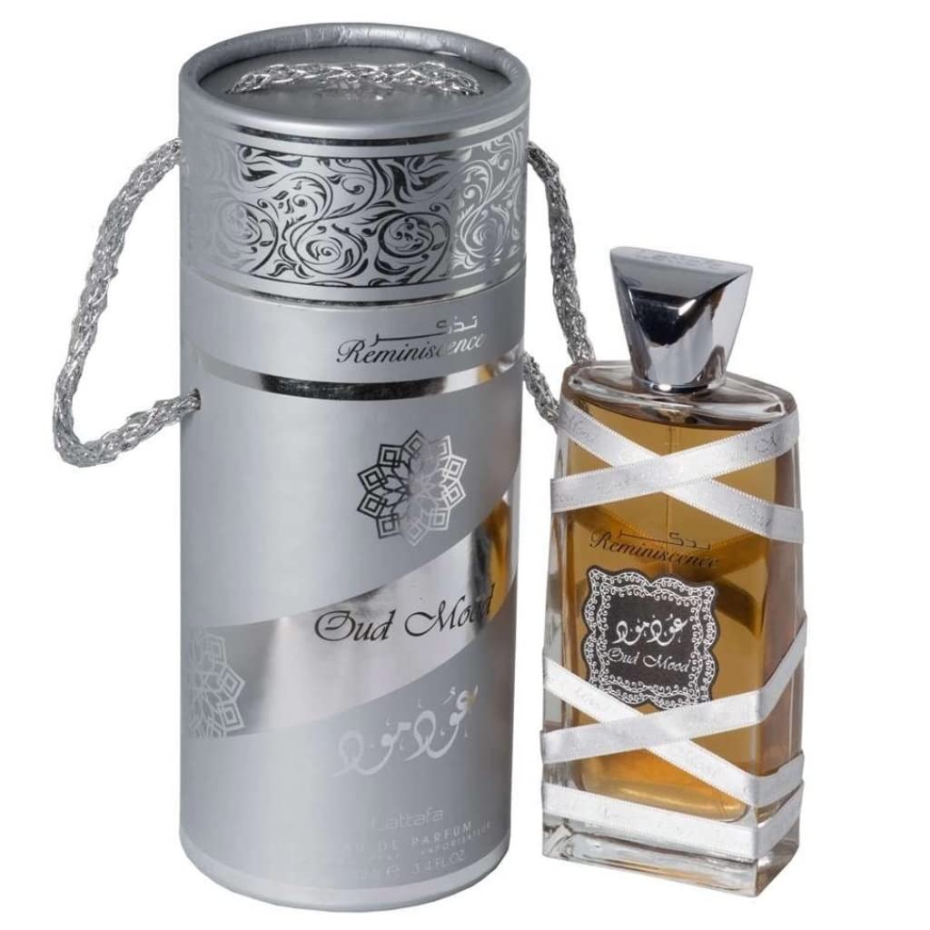 Lattafa Oud Mood Reminiscence for Unisex Eau de Parfum Spray, 3.4 Ounce Beauty & Personal Care Lattafa