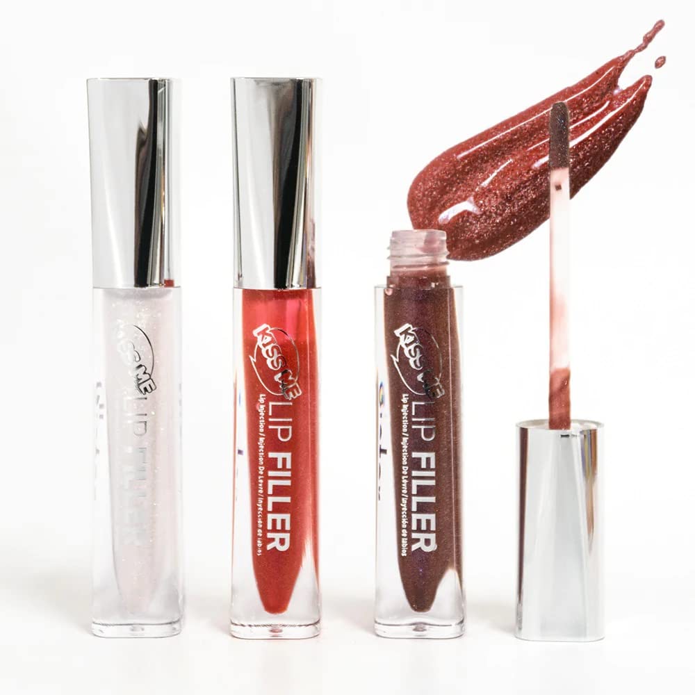 Sistar KISS ME Lip Filler Plumping Lip Gloss Hydrating High Shine Ultra Glitter Shimmering 2.5 mL / 0.09 fl. oz. (Brasilia) Beauty & Personal Care Sistar