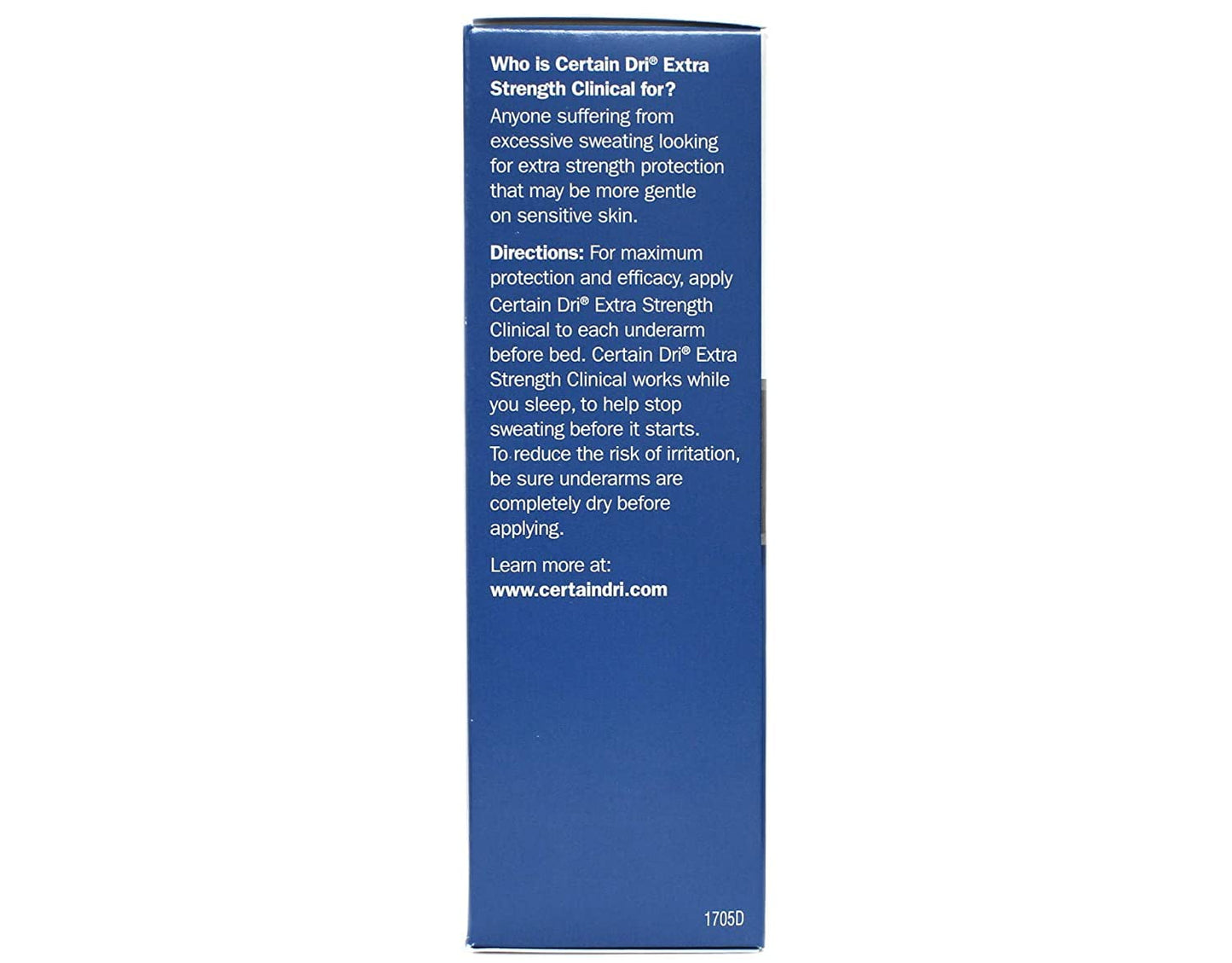 Certain Dri Antiperspirant Solid for Excessive Perspiration-1.7 oz Beauty and Personal Care Certain Dri