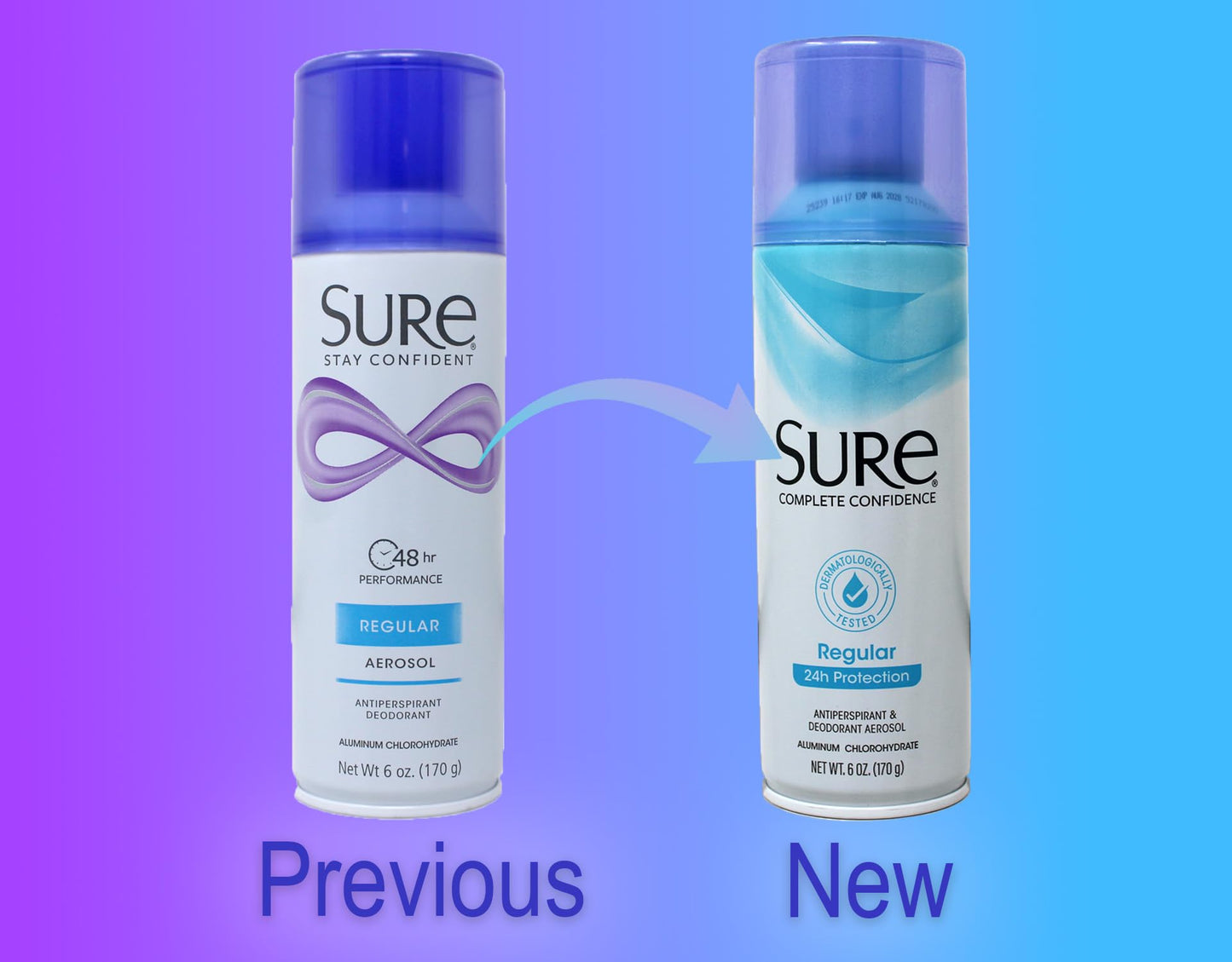 Aerosol Anti-Perspirant and Deodorant - Regular by Sure for Unisex - 6 oz Deodorant Spray Beauty and Personal Care Sure