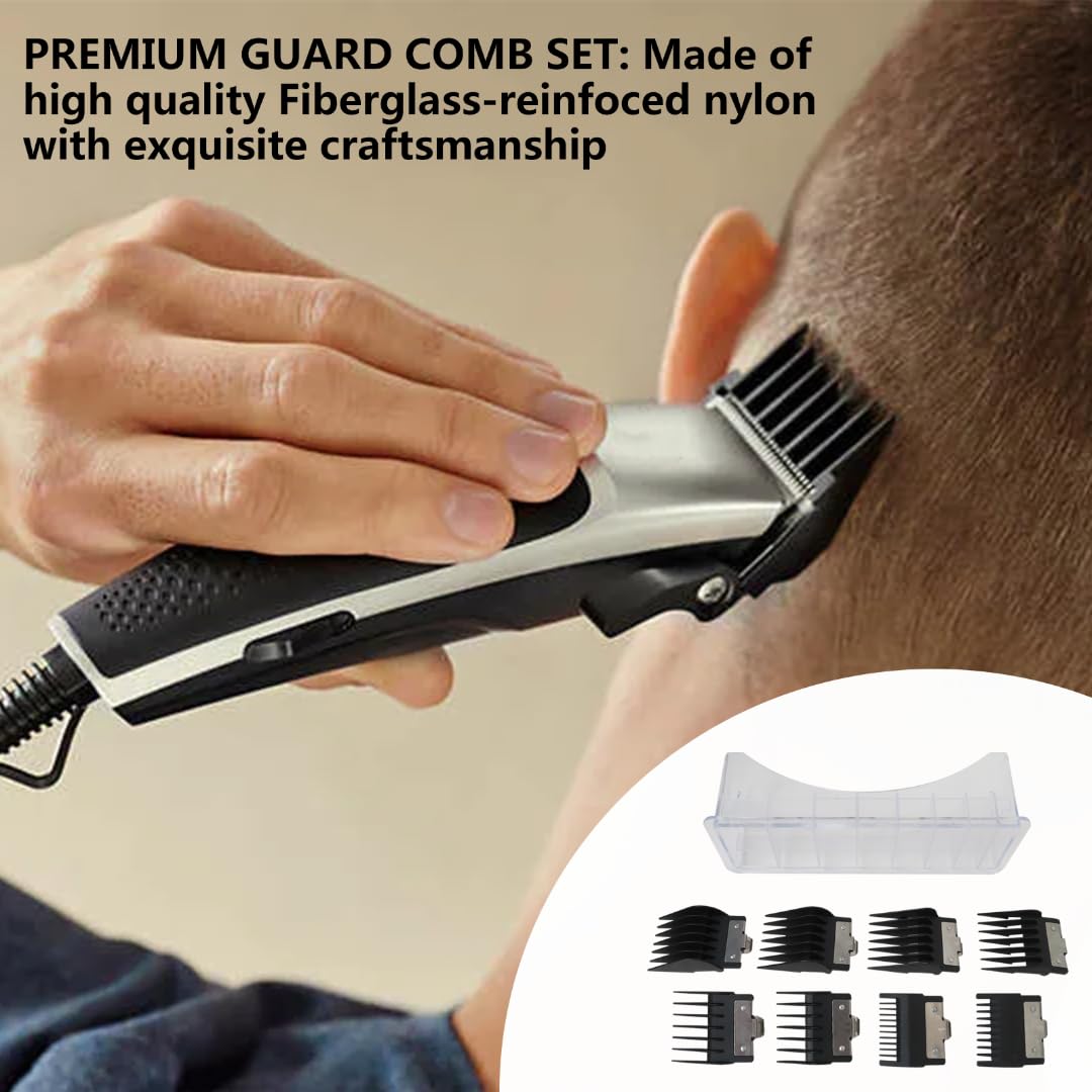 2025 8Pcs Clipper Guards for BaBylis-PRO Barberology FX870, FX880, FX890, FX825, and FX673 Clippers - From 1/16-3/4 inch Snap on Comb Set for BaBylis Beauty and Personal Care USonline911
