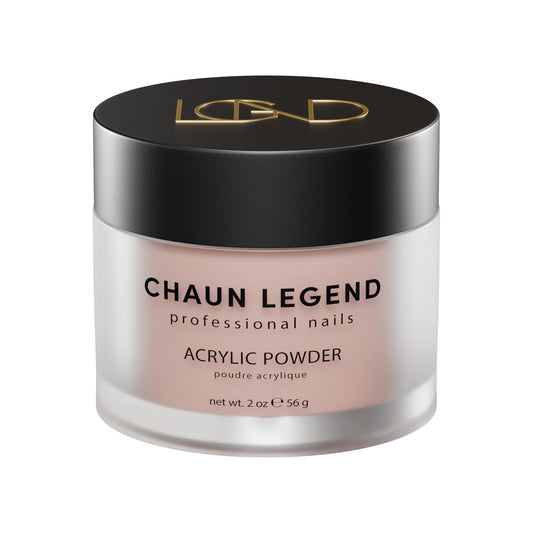 Chaun Legend Acrylic Powder, 2oz Long Lasting Salon Quality, Bubble Free, Self Leveling Professional Manicures, Fake Nails, Carving & Extensions