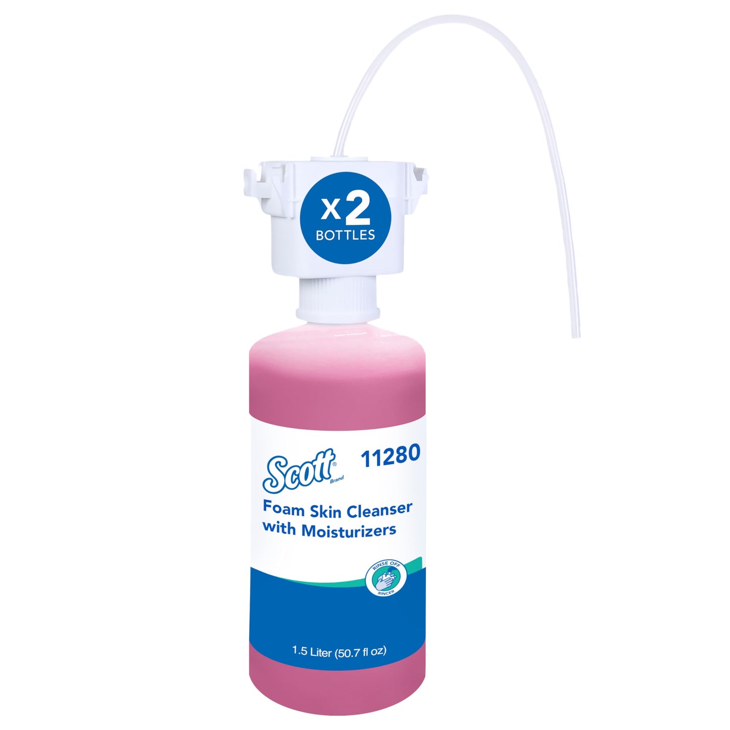Scott Professional Foam Hand Soap with Moisturizers (11280), 1.5 L, Foaming, Pink, Floral Scent, Under-Counter Refills for Kimberly-Clark Professional Beauty & Personal Care Scott Professional