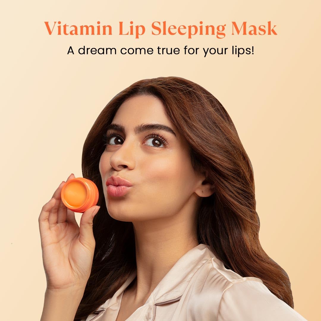 The Face Shop Vitamin C Lip Sleeping Mask - Smooths & Softens Dry Lips - Hydrating Lip Mask, Lip Balm, Lip Treatment, Lip Moisturizer - Overnight Lip Beauty and Personal Care The Face Shop