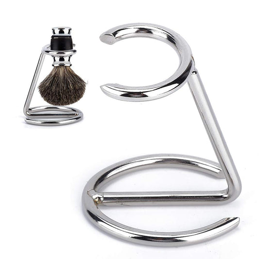 Shaving Brush Holder,Razor Brush Stand Men Shaving Brush Stainless Steel Stand Razor Holder for Salon Home Travel Use Beauty and Personal Care Nikou