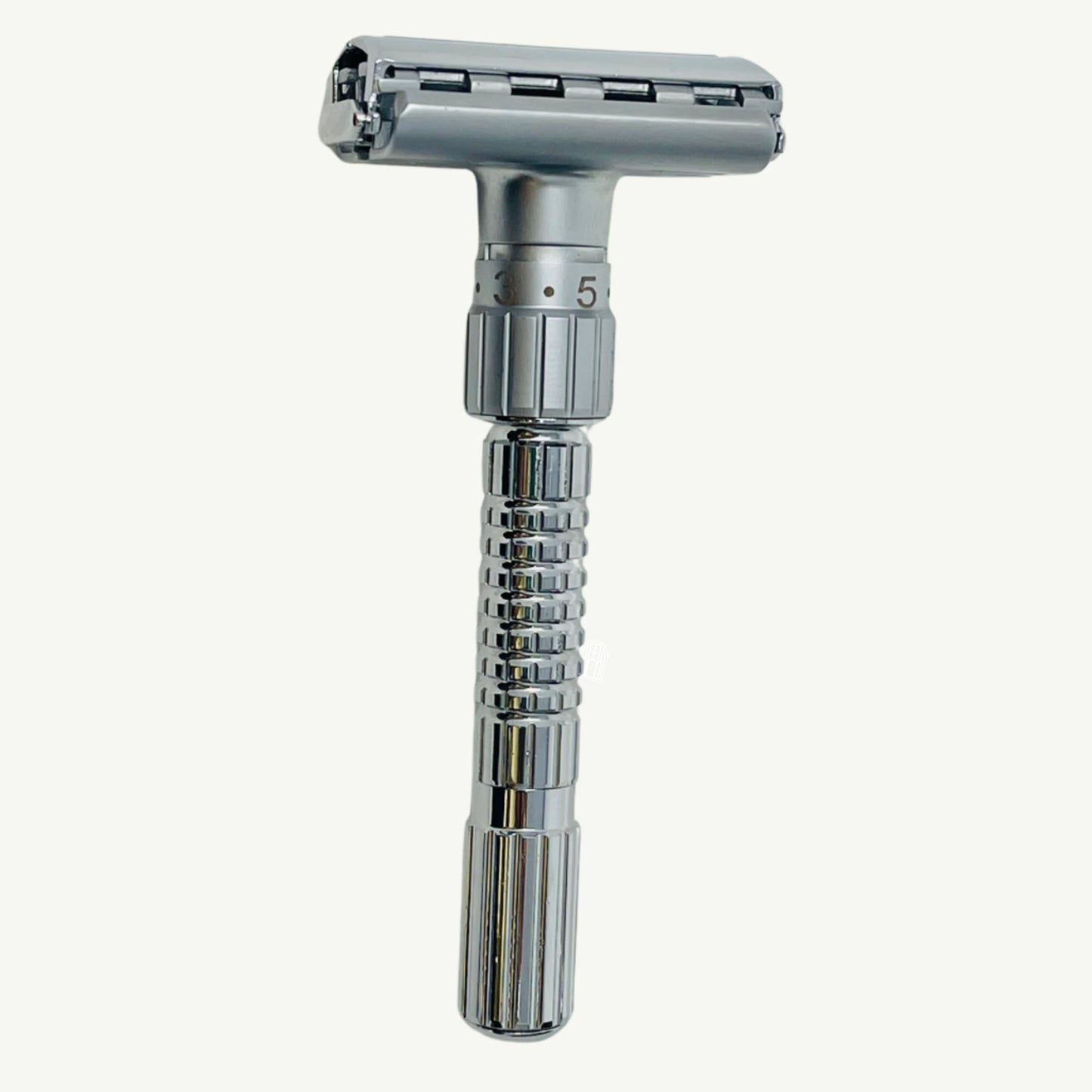 G.B.S Men's Heavy Duty Long Handle Adjustable Double Edge Safety Razor Stainless Steel Construction, Ergonomic Handle, Comes with Free 10 Blade Beauty and Personal Care G.B.S