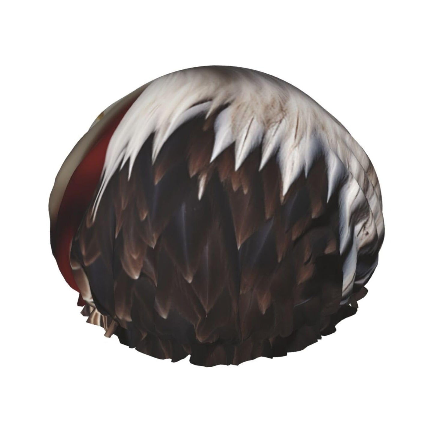 Bald Eagle Us Flag Pictures Shower Cap For Women Reusable Double Layers Bathing Bath Cap Hair Caps Waterproof Elastic Band Ladies Spa Salon Shower Hat Beauty and Personal Care GDSHJKLW