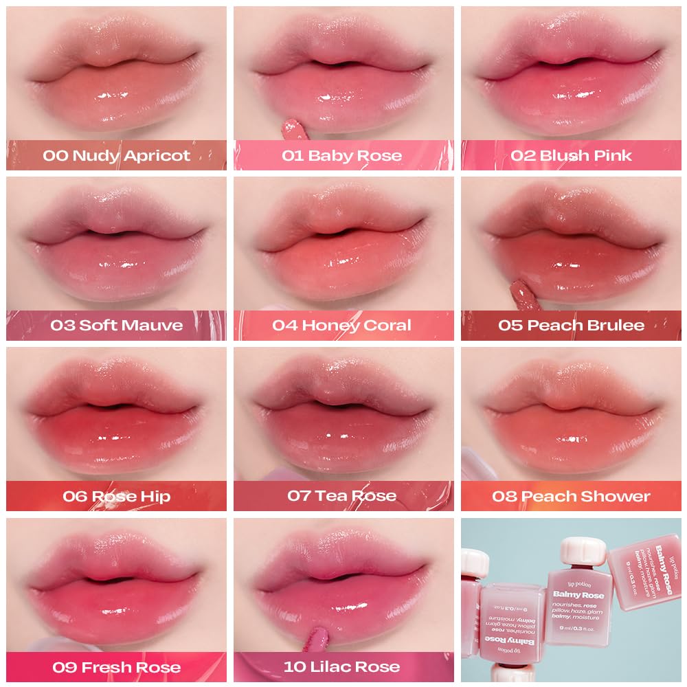 alternativestereo Lip Potion Balmy Rose - Creamy, Hydrating, Rosy Lip Tint with a Subtle Glow - 0.3 Oz (No.10 Lilac Rose) Beauty and Personal Care alternativestereo