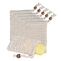 BUYGOO 20 Pack Soap Exfoliating Bag, Natural Soap Saver Hand Made Sisal Mesh Soap Bag Bar Soap Bag with Drawstring for Bath & Shower Use Beauty & Personal Care BUYGOO