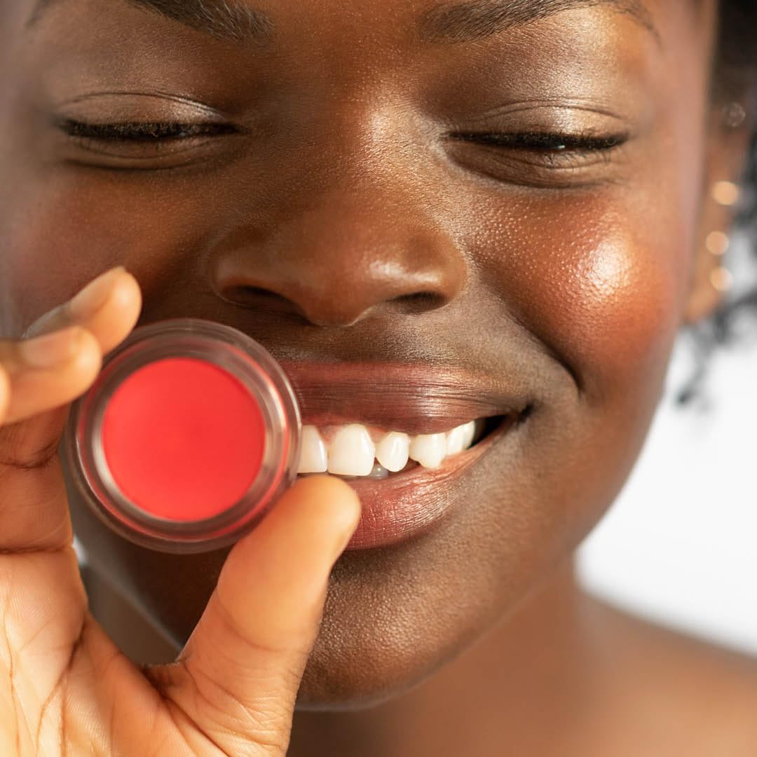 Ere Perez - Natural Carrot Color Pot | For Lips + Cheeks | Buildable, Blendable, Creamy, Vibrant, Satin Finish | Cacao Butter, Avocado + Castor Seed Beauty & Personal Care Ere Perez