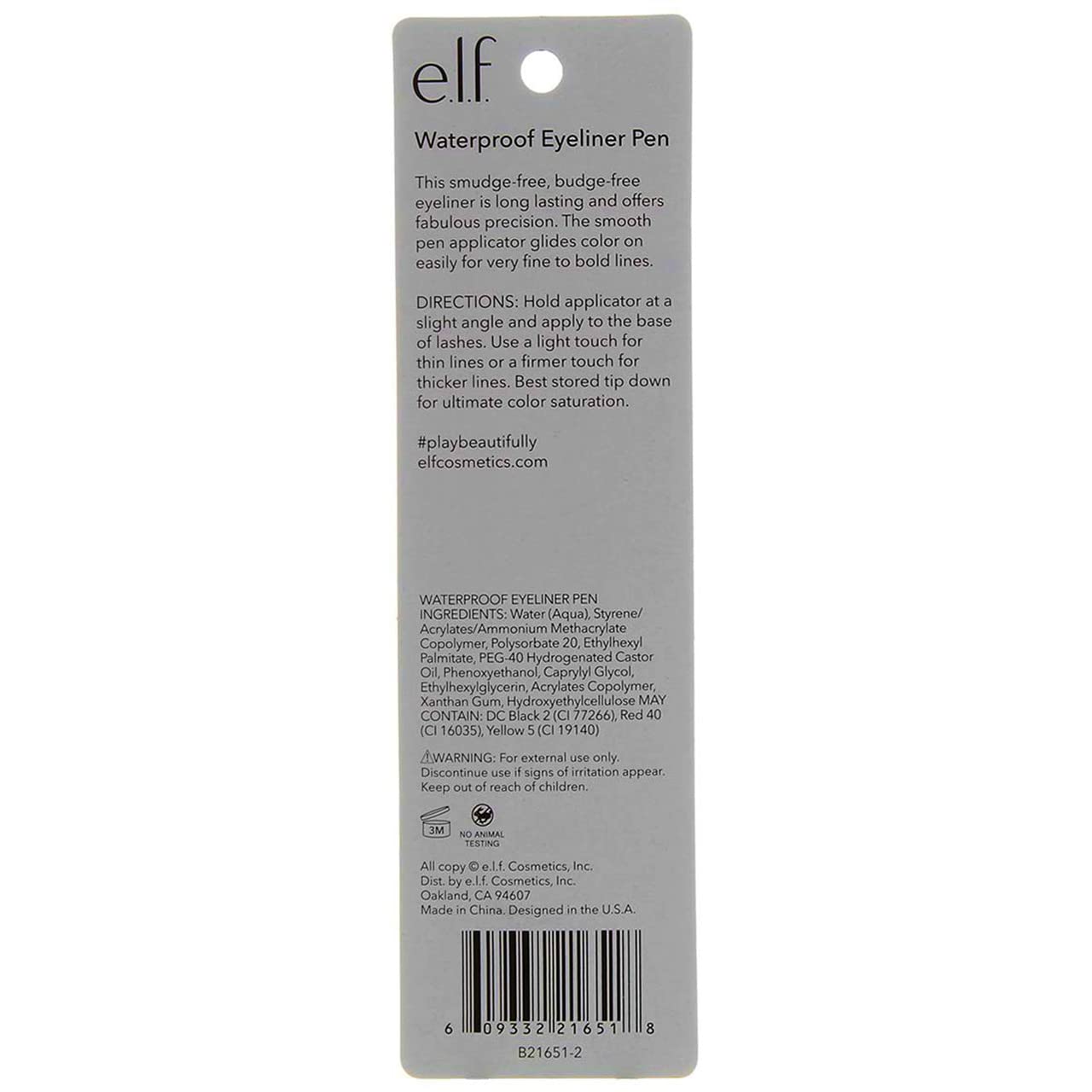 ELF Essential Eyeliner Pen Black - Pack of 2 Beauty & Personal Care e.l.f.