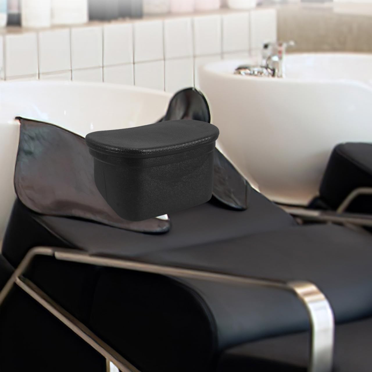 Baluue Silicone Shampoo Bowl Neck Rest for Salon Hair Washing Sink, Non Slip Gel Head Cushion Support, Waterproof Spa Basin Pad, Ergonomic Beauty and Personal Care Baluue