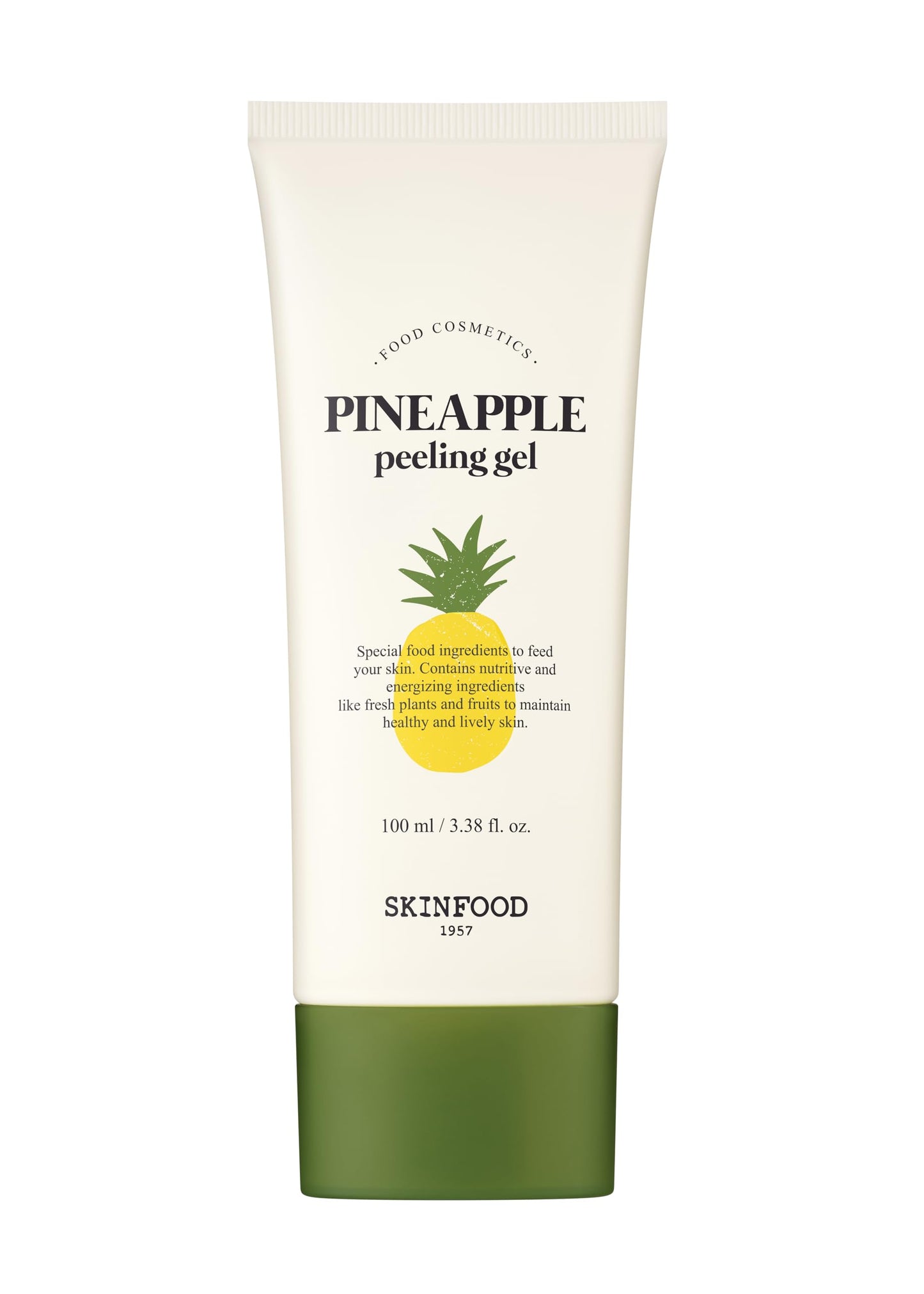 SKINFOOD Pineapple Peeling Gel 3.38 fl.oz. (100ml) - Pineapple & Aloe AHA Deep Facial Exfoliating Gel, Eliminates Sebum, Skin Clear and Blemish-Free Beauty & Personal Care SKINFOOD 1957
