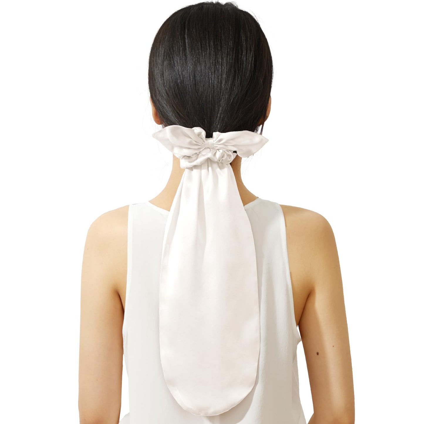 LILYSILK 100% Silk Bonnet for Sleeping & Daily Usage, 2-in-1 Silk Hair Ties with Silk Scrunchies for Long and Curly Hair Elastic Adjustable for Women Beauty and Personal Care LilySilk