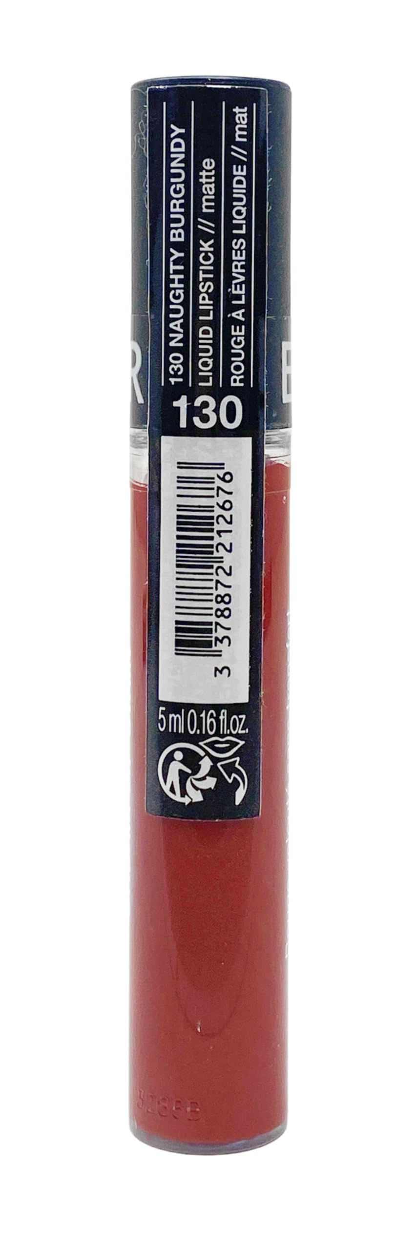 SEPHORA Collection Cream Lip Stain - 130 Naughty Burgundy (matte bright burgundy) 0.16 oz. / 5 mL
