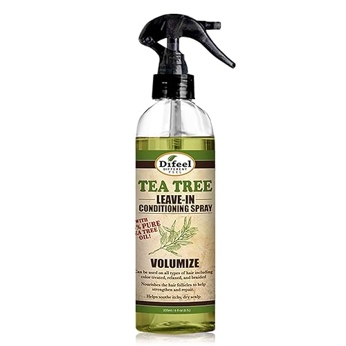 Difeel Volumize Leave in Conditioning Spray with 100% Pure Tea Tree Oil 6 ounce Beauty & Personal Care Difeel