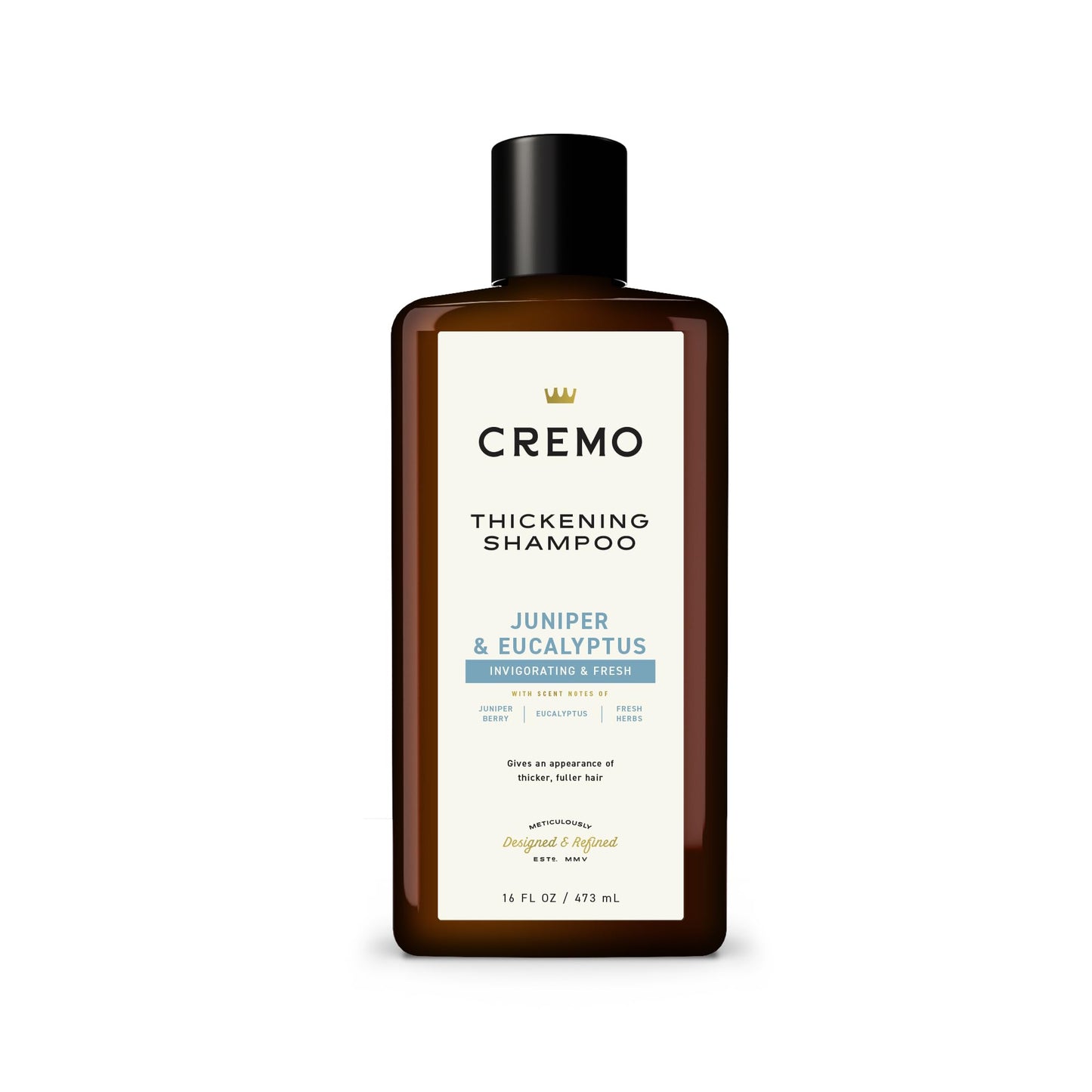 Cremo Juniper & Eucalyptus Barber Grade Thickening Shampoo, 16 Fl Oz Beauty & Personal Care Cremo