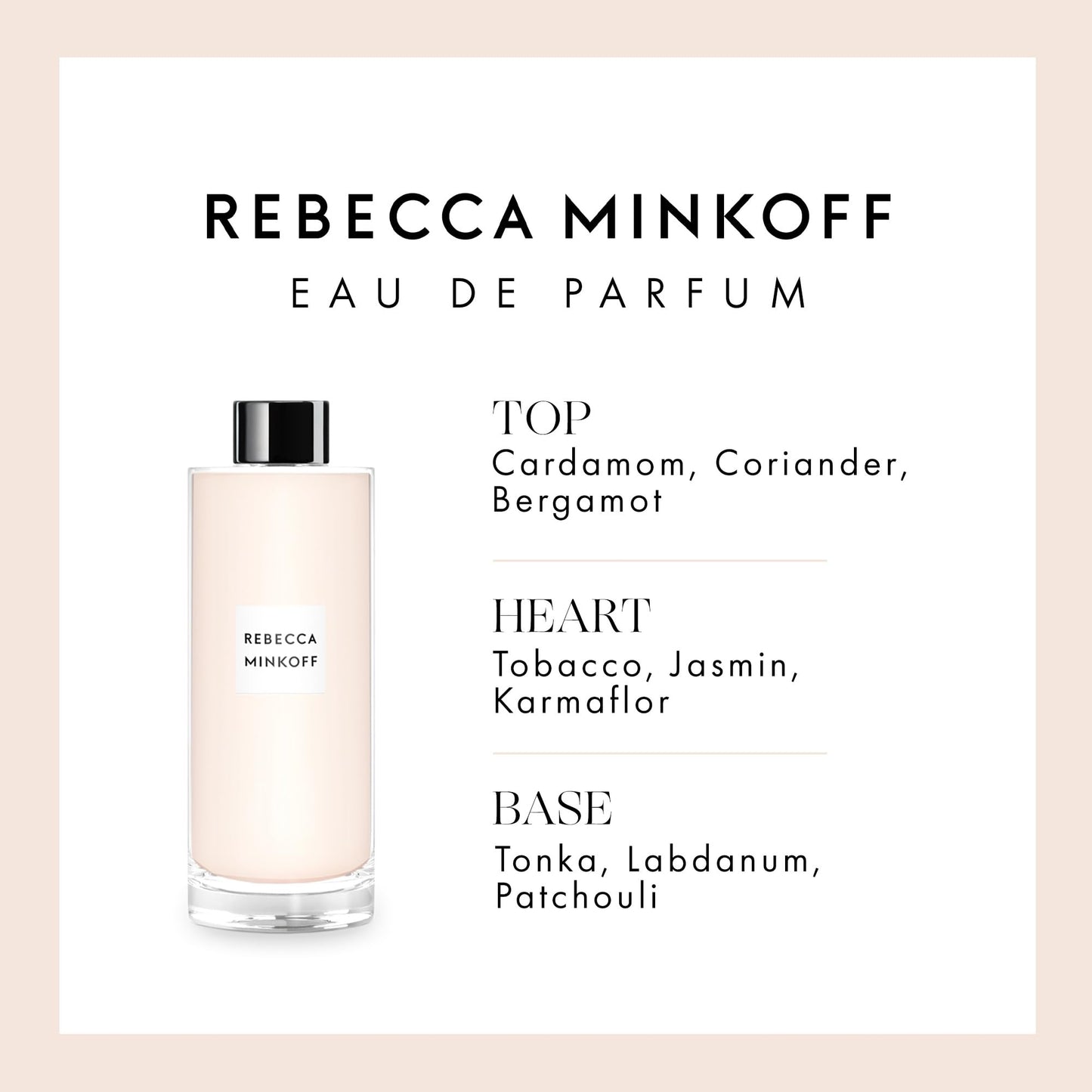 Rebecca Minkoff Perfume for Women - Spray Refill with Notes of Cardamom, Coriander, Bergamot, Tobacco, Jasmin, Tonka, and Patchouli - 4 oz. Beauty & Personal Care Rebecca Minkoff