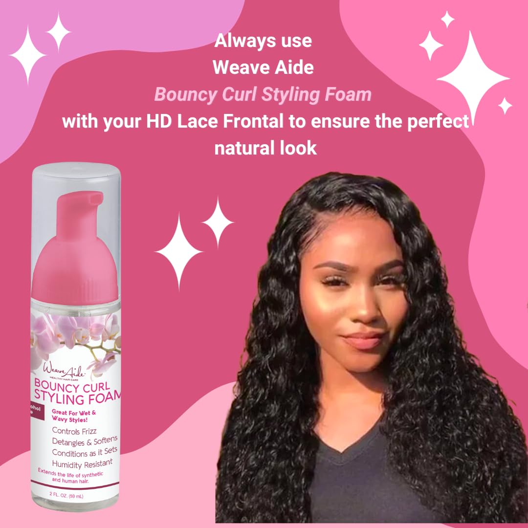 Weave Aide Bouncy Curl Styling Foam/Mousse 2 oz. (3-pack) Frizz control, Curl mousse for curly hair definition, anti frizz, curl enhancer, styling Beauty & Personal Care Swing It Inc