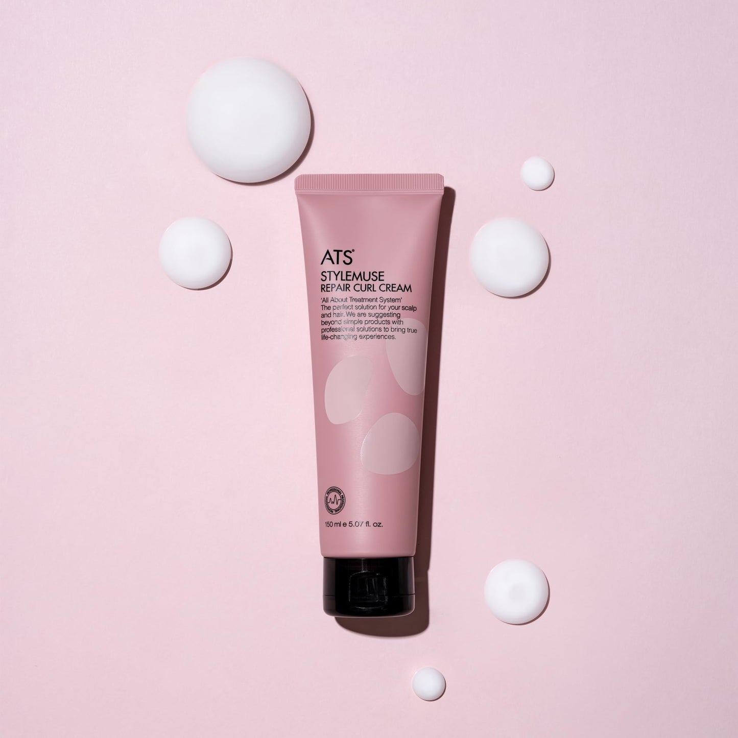 ATS Professional STYLEMUSE Repair Curl Cream Volume, Natural Hold and Soft, 5.07 fl.oz., Pink Beauty & Personal Care ATS Professional
