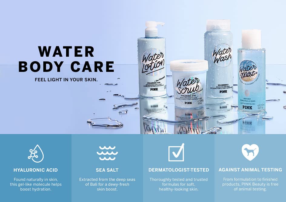 Victoria's Secret Pink Water Replenishing Body Lotion with Hyaluronic Acid Beauty & Personal Care Victoria's Secret