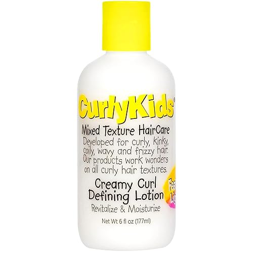 CurlyKids Curl Defining Lotion - Lightweight Creamy Hair Lotion for Frizz-Free, Soft & Defined Curls - Kids Haircare for Curly, Kinky, Coily & Wavy Beauty & Personal Care CurlyKids