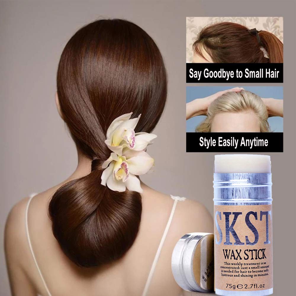 KlsyChry Hair Styling Wax Stick for Hair Slick Stick Hair Line Smooth Hair Pomade Gel Stick Non-greasy Styling Cream for Flyaways Edge Control & Frizz Beauty & Personal Care KlsyChry
