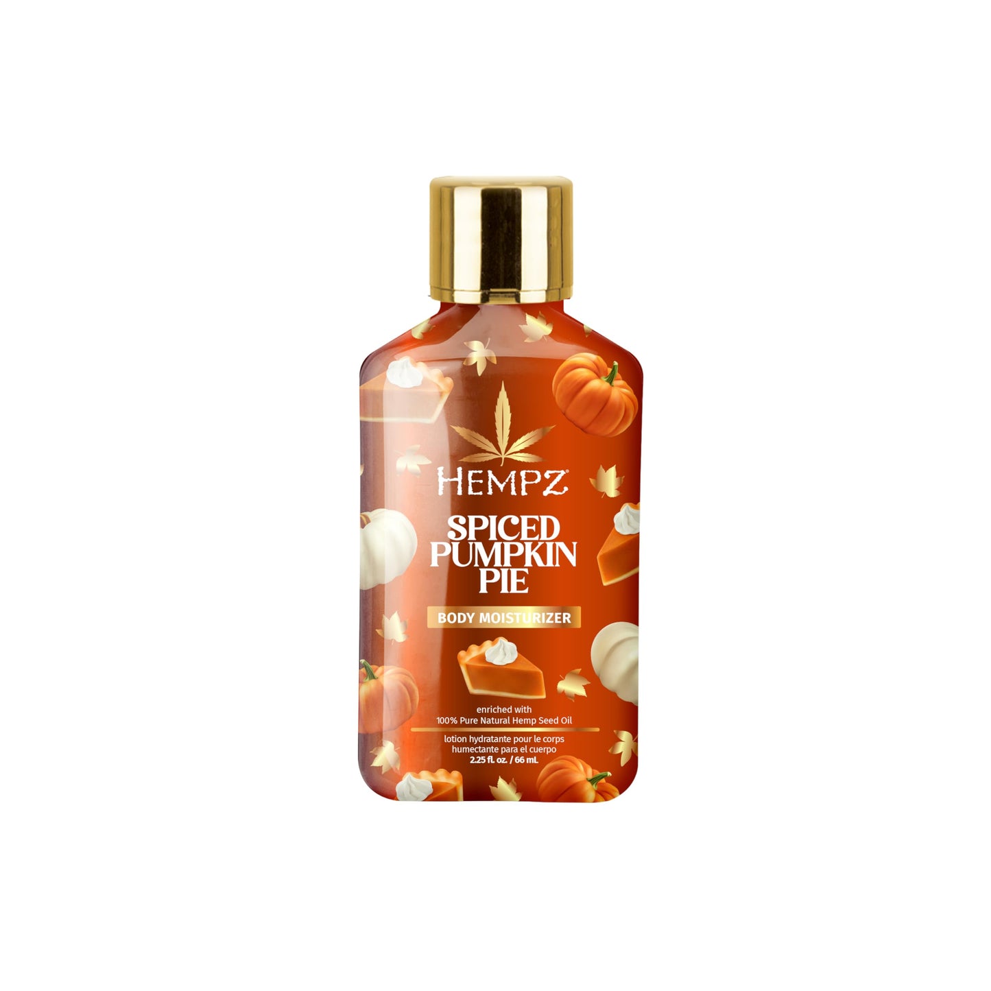Hempz Mini Spiced Pumpkin Pie Body Moisturizer, Body Lotion, Fall Skin Care for Men & Women, Limited Edition, 2.25 fl.oz. Beauty & Personal Care Hempz