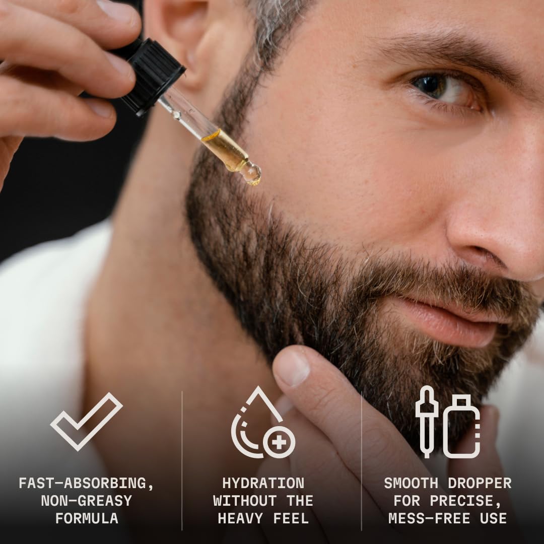 Striking Viking Beard Oil for Men (2 Fl Oz (Pack of 1), Blue Ocean) Naturally Derived Conditioner with Almond, Tea Tree, Argan & Jojoba Oil for Beard Beauty and Personal Care Striking Viking