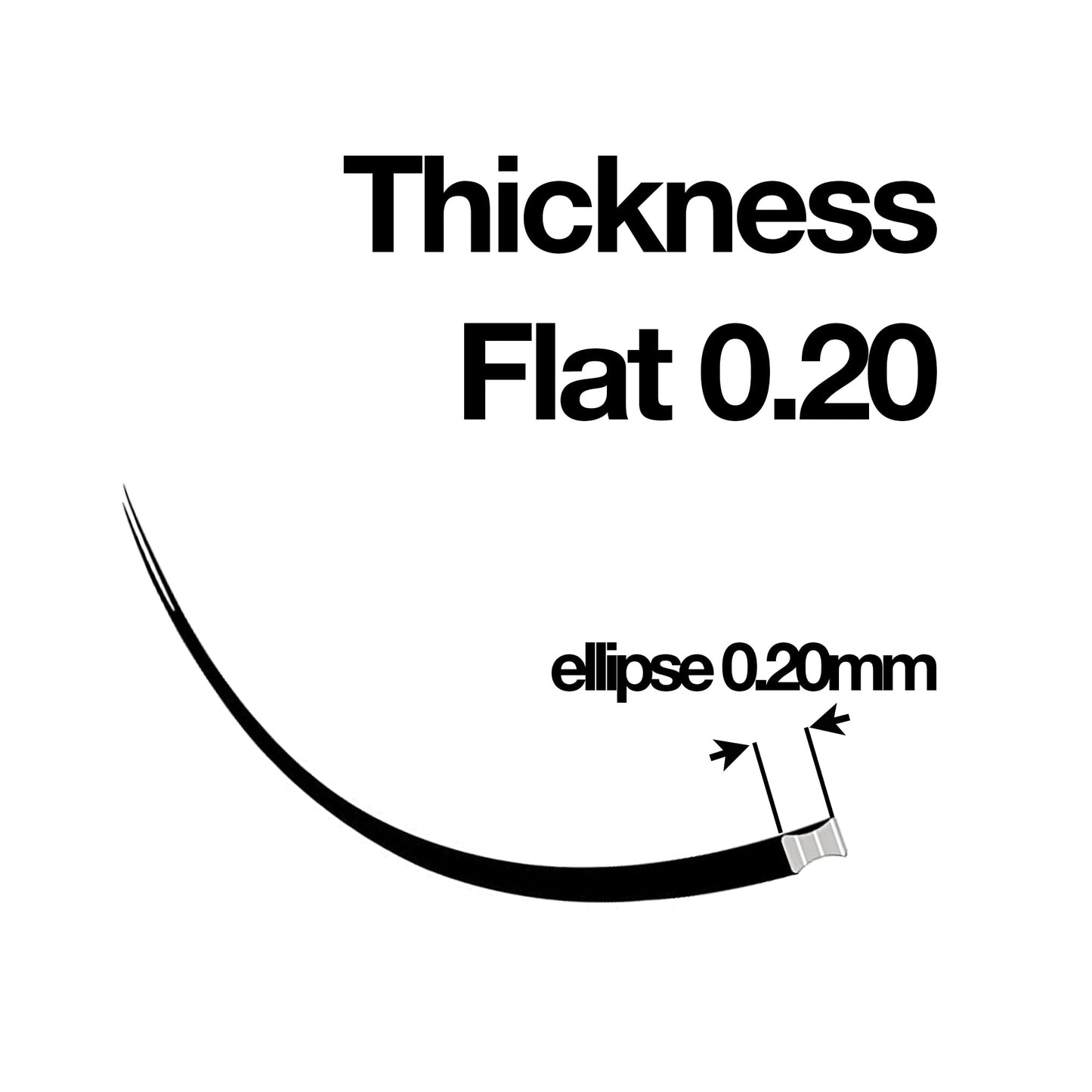 DESIRES LASHES By EMILYSTORES Ellipse Lashes Flat 0.20mm Thickness D Curl Length 14mm Lashes Extensions Single Size For eyelash Beauty & Personal Care DESIRES LASHES By EMILYSTORES
