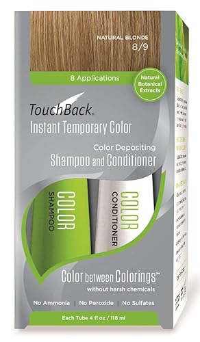 TouchBack Natural Blonde Color Shampoo and Conditioner Set Beauty & Personal Care TouchBack