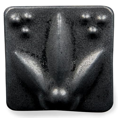 AMACO Satin Matte SM-01 Black Glaze Pint, 16 oz. (473 mL), Intermixable Mid-High Fire Cone 5-6 (SM) Liquid Ceramic Pottery Glaze for Bisque Beauty & Personal Care AMACO