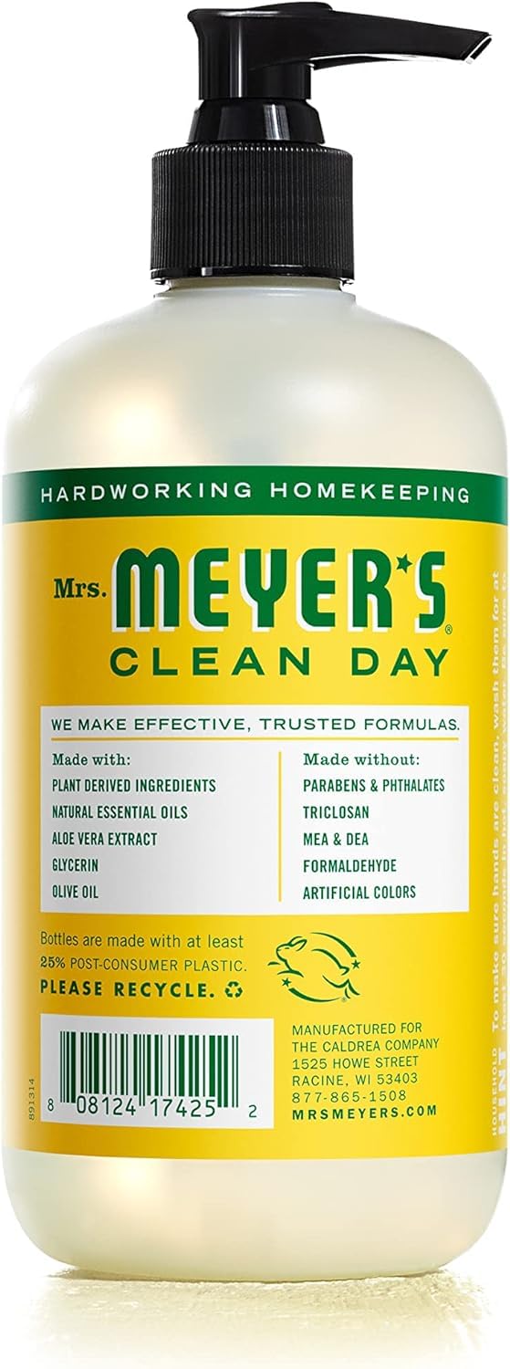 Mrs. MEYER'S Clean Day Hand Soap, Made with Essential Oils, Honeysuckle, 12.5 Fl oz (Pack of 2) Beauty & Personal Care Mrs. MEYER'S