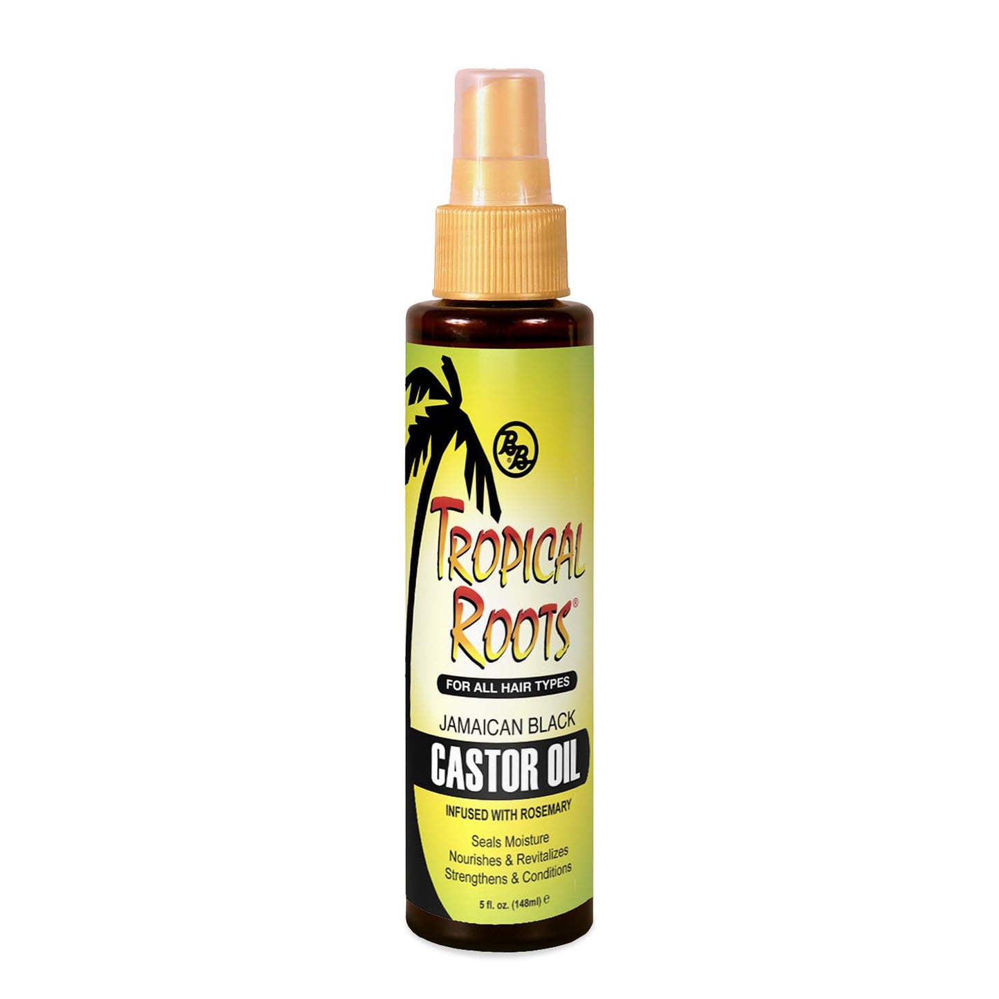 Bronner Brothers Tropical Roots Black Castor, OIL, Rosemary, 5 Fl Oz Beauty & Personal Care Bronner Bros