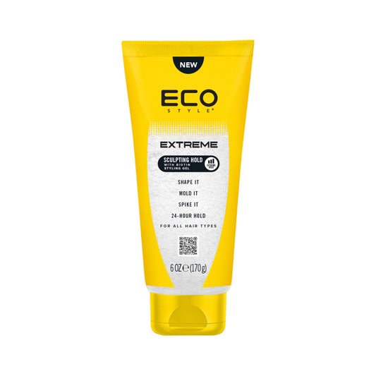 Eco Style Extreme Sculpting Gel with Biotin - Maximum Hold 6 Ounce Hair Gel for Strength, Shine & Definition, Alcohol-Free Formula for All Hair Types Beauty & Personal Care Eco Style
