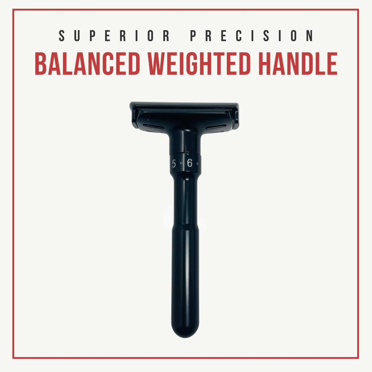 G.B.S Double Edge Safety Razor - Premium Black Steel Shaving Razor with Weighted Handle, Leather Travel Case & 10 DE Blades - Smooth, Close, Beauty and Personal Care G.B.S