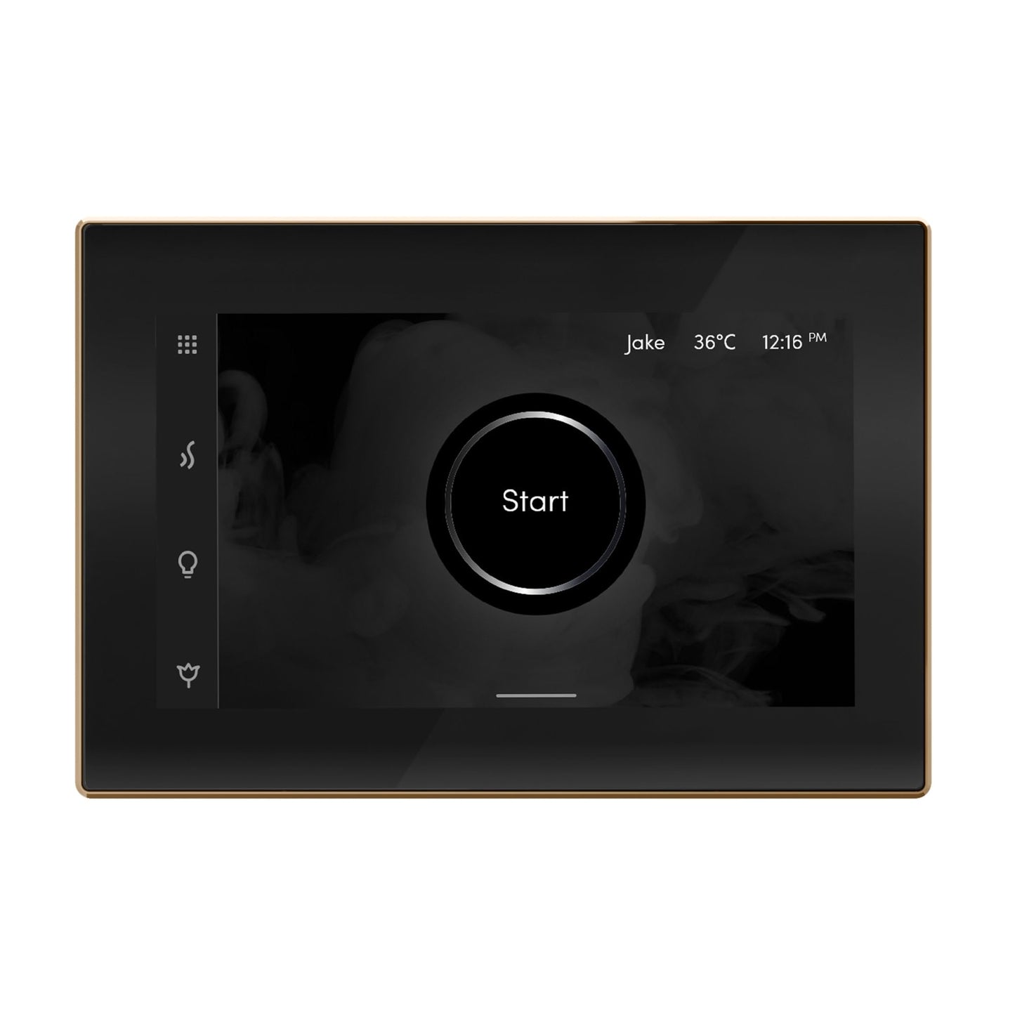 Mr Steam iSteamX Steam Shower Control and Steamhead in Black Polished Gold Beauty and Personal Care Mr. Steam