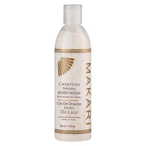 Makari Classic Luxurious Exfoliating Body Wash (500 ml) | Brightening & Exfoliating Body Cleanser | Removes Dead Skin Cells & Unclogs Pores | Beauty & Personal Care MAKARI