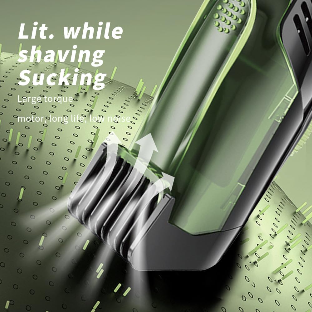 QDKVTNDJZ Professional Beard Trimmer for Men: All-in-One Vacuum Mustache with Precision Dial,Adjustable 20 Length Setting Premium Facial Hair Groomer Beauty and Personal Care QDKVTNDJZ