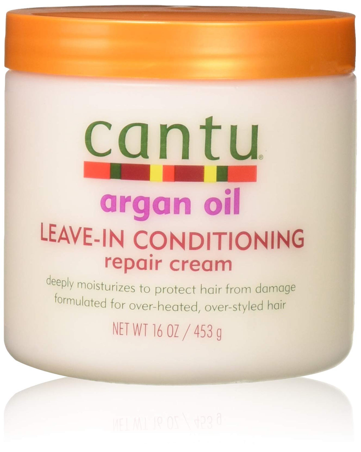 Cantu Argan Oil Leave-In Conditioner Repair Cream 16 Ounce (473ml) (3 Pack)