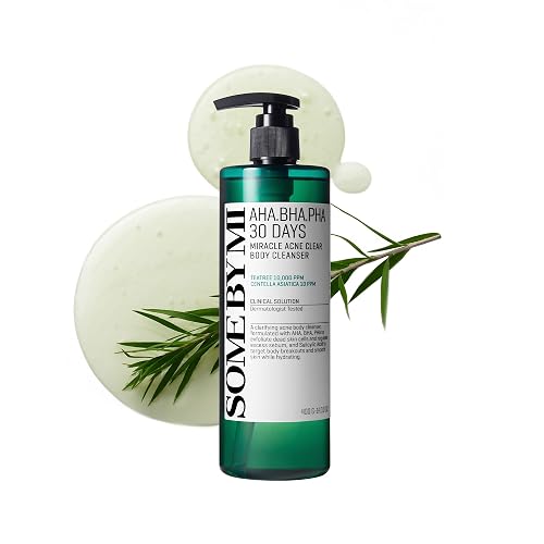 SOME BY MI AHA BHA PHA 30 Days Miracle Acne Clear Body Cleanser 13.5oz - Salicylic Acid & Tea Tree Acne Body Wash - Deep Cleansing, Sulfate & Paraben Beauty & Personal Care SOME BY MI