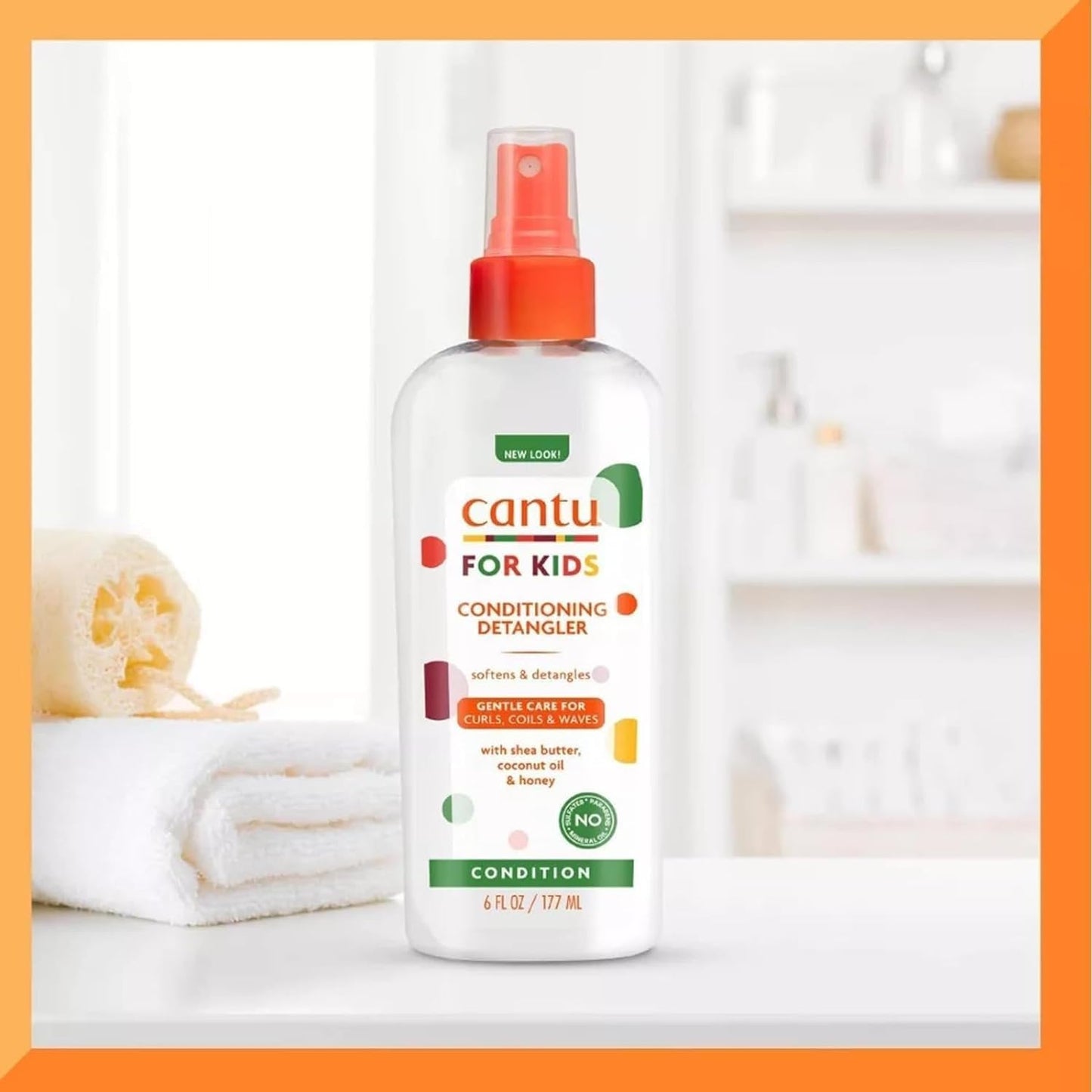 Cantu Care for Kids Conditioning Detangler, 6 Fluid Ounce Beauty & Personal Care Cantu