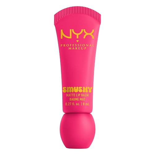 NYX PROFESSIONAL MAKEUP Smushy Matte Lip Balm, Tinted Lip Moisturizer with Soft, Matte Finish - Sweet Smack (Mid-Tone Pink) Beauty & Personal Care NYX PROFESSIONAL MAKEUP