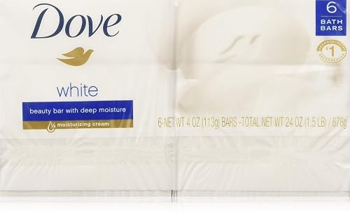 DOVE Beauty Bar White, 2 Count, Pack of 8 Beauty & Personal Care Dove