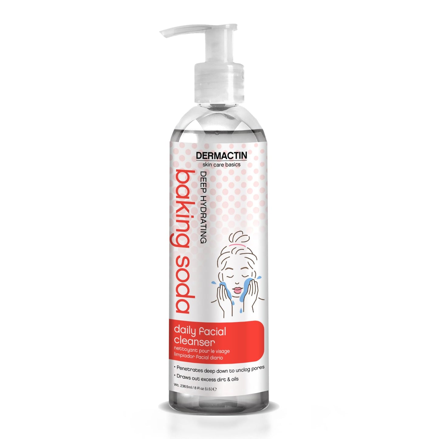 Dermactin Baking Soda Daily Facial Cleanser, 8 Ounce Beauty & Personal Care Dermactin