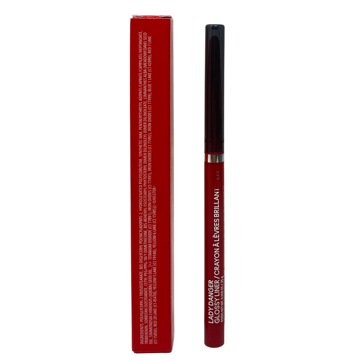 MAC Cosmetics Lipglazer Glossy Liner -Lady Danger- 0.008 oz / .25g Beauty & Personal Care MAC