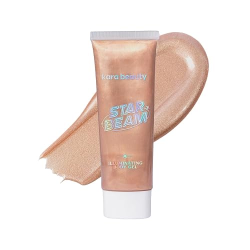 Kara Beauty STARBEAM Illuminating Body Gel with Argan Oil, Lightweight Non Sticky Body Shimmer and Glitter Gel for Radiant Glow, Buildable Makeup Beauty & Personal Care Kara Beauty