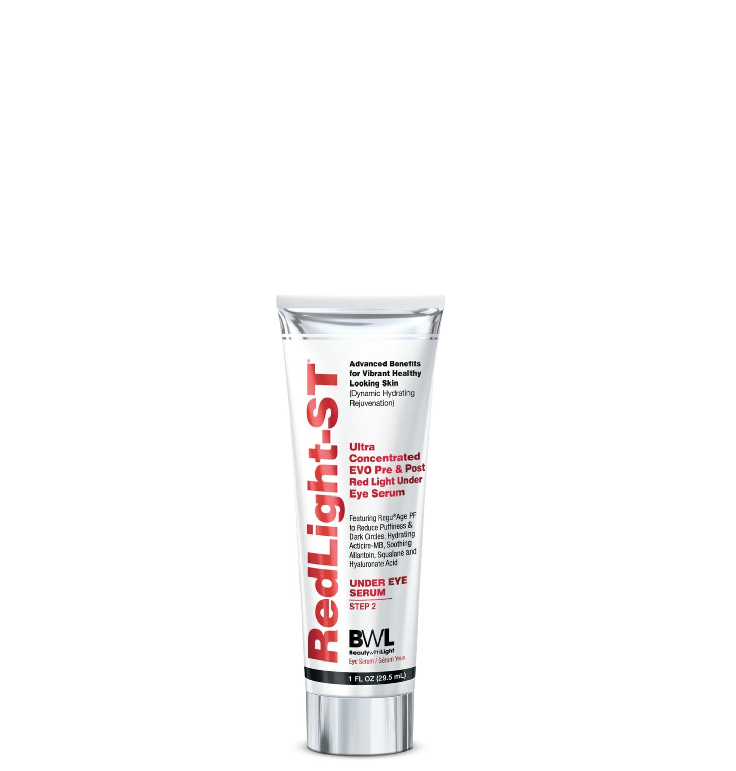 RedLight ST Under Eye Serum 1 fl oz - Ultra Concentrated Hydrating Formula with Hyaluronic Acid, Squalane, and Peptides for Puffiness and Dark Circles Beauty & Personal Care BWL