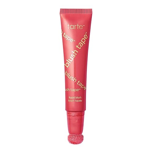 tarte blush tape satin liquid blush - Blendable Buildable Makeup with Mineral Pigments, Mango & Shea Butters for Lightweight Hydrating Smooth Finish Beauty & Personal Care tarte