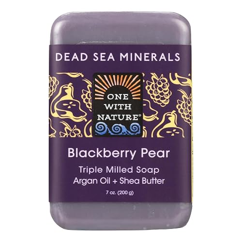 One With Nature, Soap Bar Blackberry Pear, 7 Ounce Beauty & Personal Care One With Nature